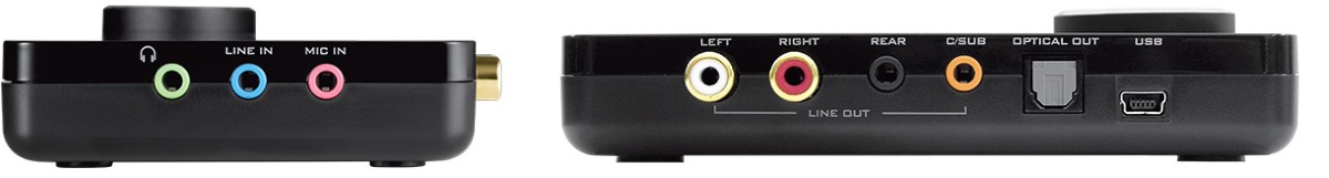 Card Sound Creative Blaster X-FI Pro SB1095 USB 5.1 2